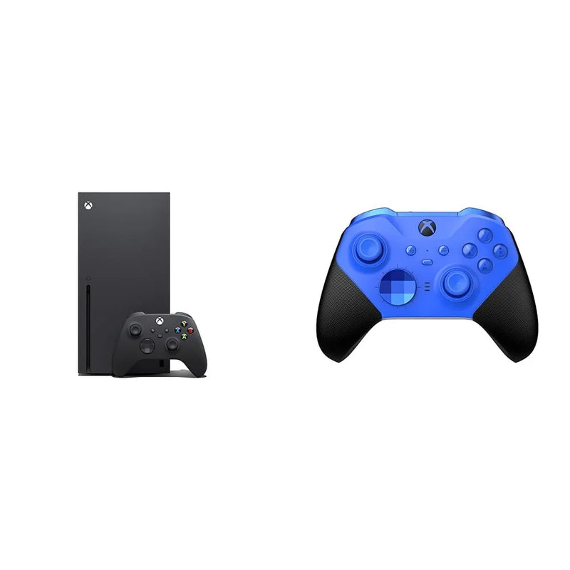 Game console - 1TB solid-state drive - Includes wireless controller - 4K games - 120 frames per second - Brown black lacquer color J9627