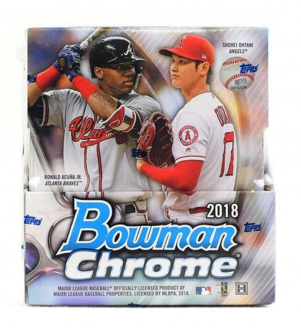 Bowman Chrome Baseball Sealed Hobby Box V7737