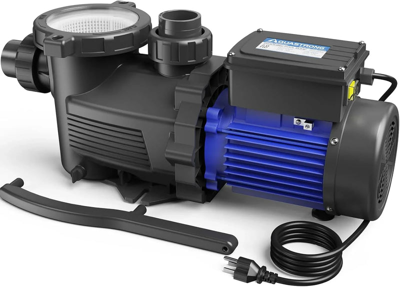 In/Above Ground Pool Pump, High Flow (with Timer, 2HP, 8917 GPH, 220V) K2232