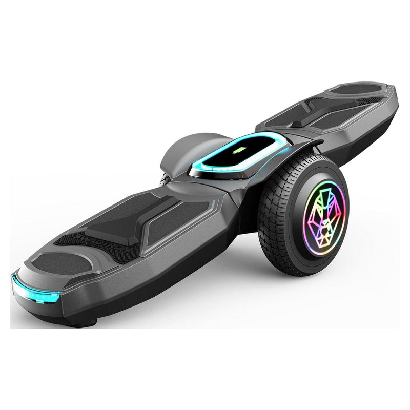 Swagtron Shuttle Zipboard Electric Hoverboard Skateboard 7 mph and 3-Mile Range LED Wheels Wireless Speaker X0044