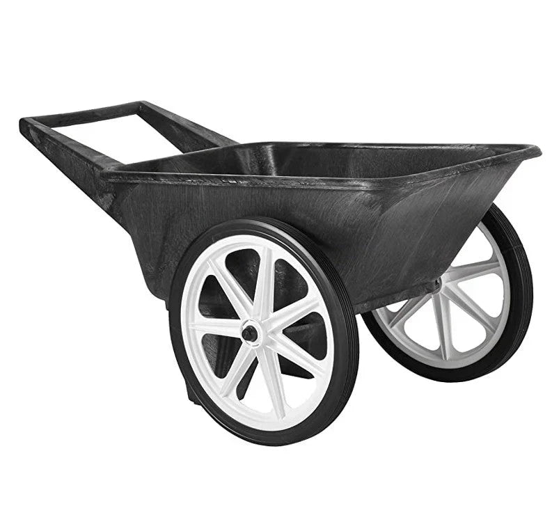 Commercial Big Wheel Cart, 200 Pound Capacity, Black I1375