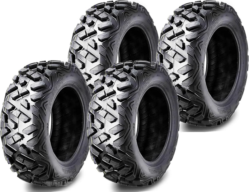 Set of 4 New ATV/UTV Tires 27x9-14 Front & 27x11-14 Rear /6PR P350-10385/10386... M3613