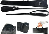 High-performance lightweight double-body carbon fiber kayak paddle, featuring wing-shaped blades, elliptical shafts and adjustable knobs (suitable for users with a height of 215 - 225 centimeters)