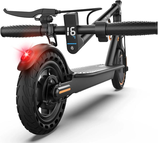 Electric Scooter, 350W Motor, 187Wh/281Wh Battery, 16/19Mph Top Speed, 8.5''Tires, Dual Braking, Folding Scooter Y9903