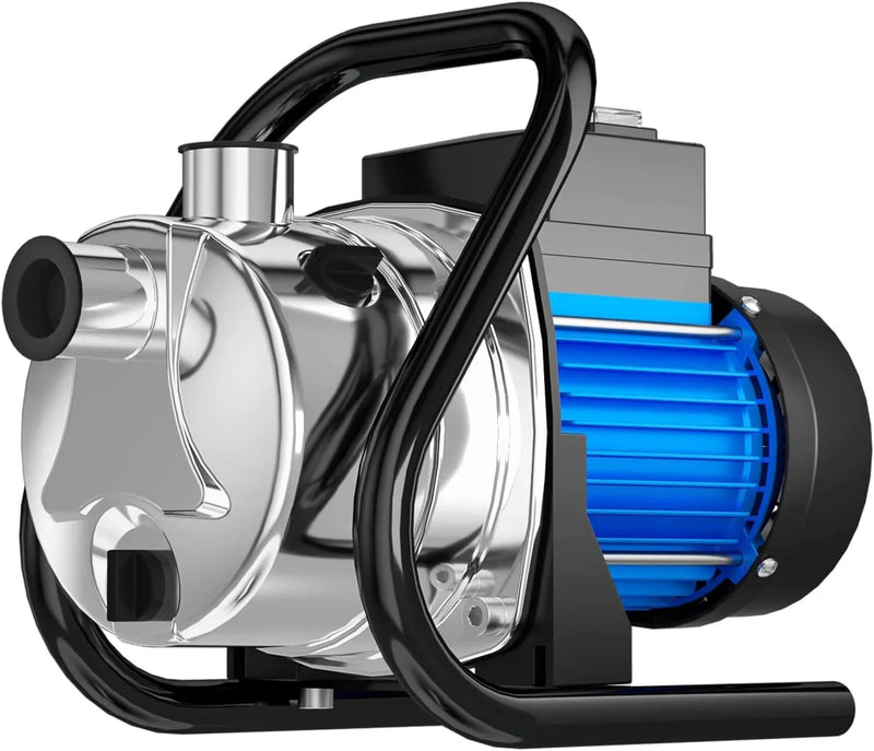 1.6 HP Portable Water Transfer Pump 1500 GPH Electric Shallow Well Pump Garden Booster Pumps for Draining Irrigation Lawn Farm Water Removal Z1042