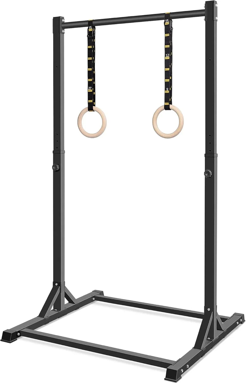 Pull Up Station, Bongkim Power Tower Portable Pullup Bar Station, Pull Up Bar for Home Gym, Pull Up Tower Station 330LBS H8964