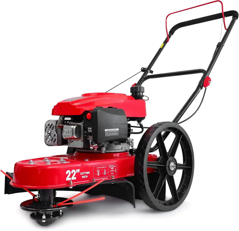 Gas Walk Behind String Trimmer 22-Inch with High Wheels (DB6222) M9567