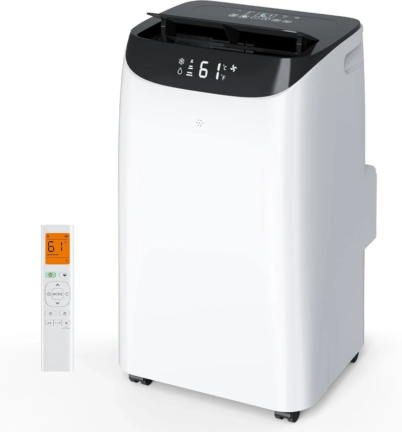 Inverter 16000BTU Portable Air Conditioners with Remote, Free Stand Cooling Portable AC Unit for Room up to 800 sq.ft, with Dehumidifier & Fan, Dual Hose, Quiet Sleep Mode(45dB), Windows Kit R0173