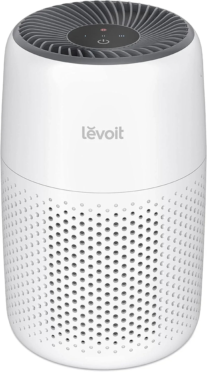 Bedroom home dormitory air purifier, three-in-one filter scented sponge, helps you sleep well, filters smoke, allergens, pet dander, odors, dust, suitable for office, desktop, mini core P type, white A4200
