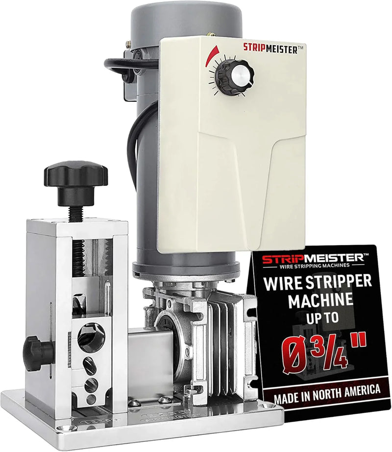 Electric automatic cable stripping machine - The maximum diameter of the detachable cable can reach 3/4 inch. There is no jamming. It is equipped with a motor-driven cable stripping device and has a variable speed control function. It is R5236