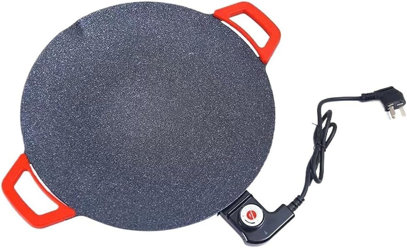 Round Barbecue Stove Household Electric Barbecue Pot Plate Smokeless Non-stick Grill G3439