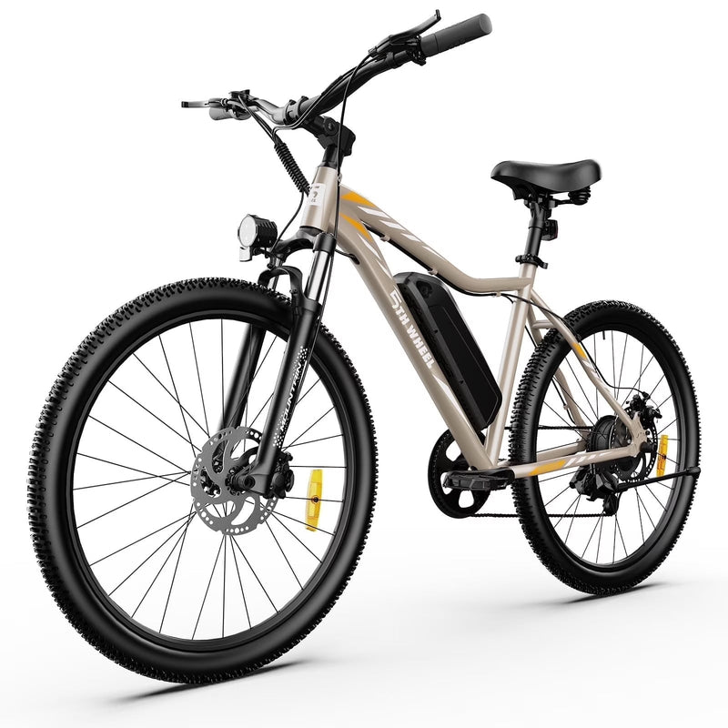 5TH WHEEL W17B 26 in Electric Bike for Adult, 500W Peak Electric Bike with 36V 10.4Ah Removable Battery, Electric Bicycle with 7 Speed, UL2849 Q4674