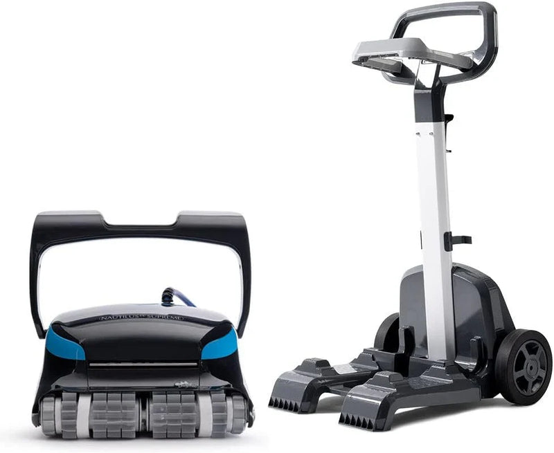 Nautilus CC Plus Wi-Fi Automatic Robotic Pool Vacuum Cleaner, Always Cleaning, Never Charging, with Wall Climbing Scrubber Brush, Ideal for In-Ground Pools up to 50 FT in Length I4815