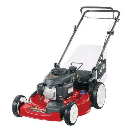 gas mower, 22-inch 170cc OHV engine high-wheel RWD 3-in-1 with height adjustment, oil included R6610