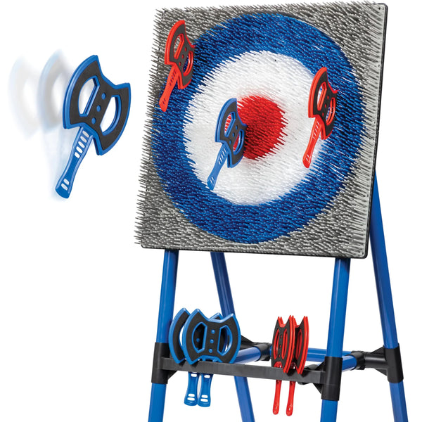 Deluxe Steel Frame Axe Throw Target Game Set N0956