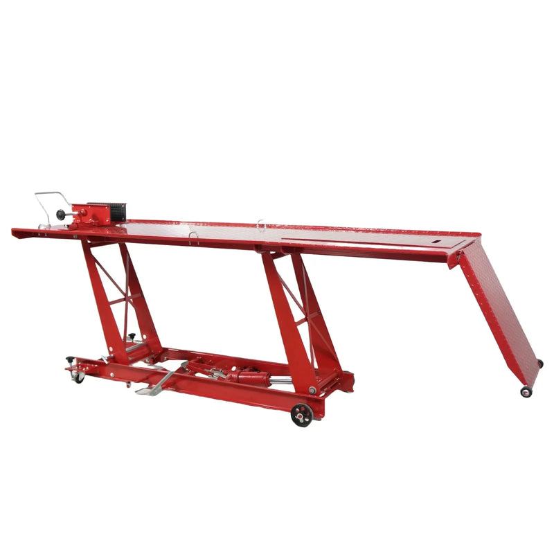 Garvee Hydraulic Motorcycle Lift - 1000lbs Capacity, Lift Hoist, Jack Stand, for Mechanics, Workshops, Homes D7834