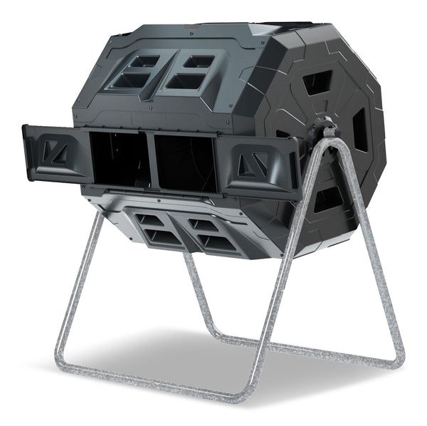 Tumbling Composter with Two Chambers C9307