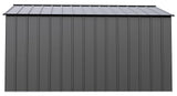 Classic 14x12-ft Charcoal Lockable Metal Shed