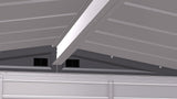 Select Galvanized Steel Storage Shed, Charcoal, 6-ft x 7-ft