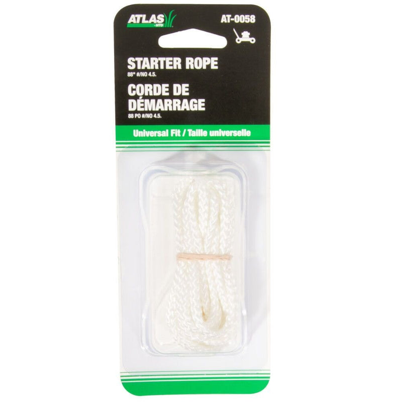 Lawn Mower Replacement Starter Cord/Rope, Nylon, 88-in x 1/8-in L4595