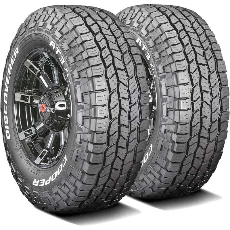 Cooper Discoverer AT3 XLT All Terrain Tires 285/75R16 10 Ply E – Fits Light Trucks & Hummer H3 Models J7810