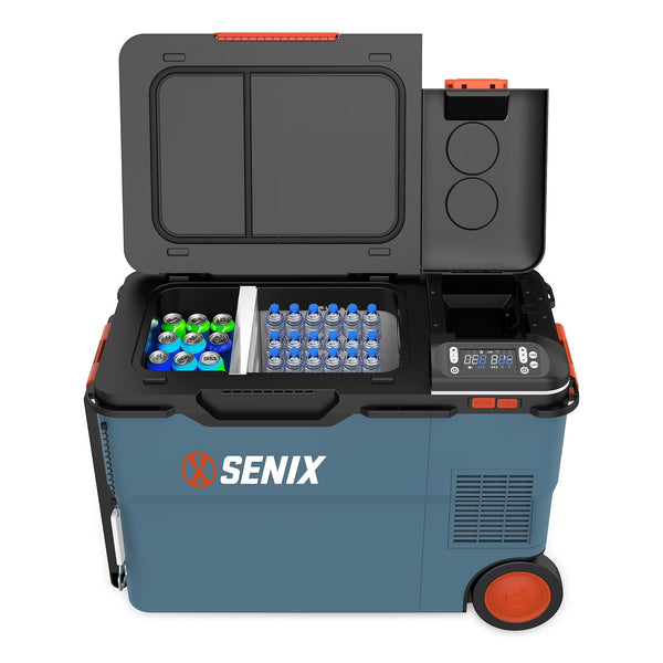 SENIX 26.4 Quart Portable Cooler/Warmer with Dual Mode Temperature Control, USB Ports, and Hybrid Power Options, Mini Fridge for Camping,... M7940