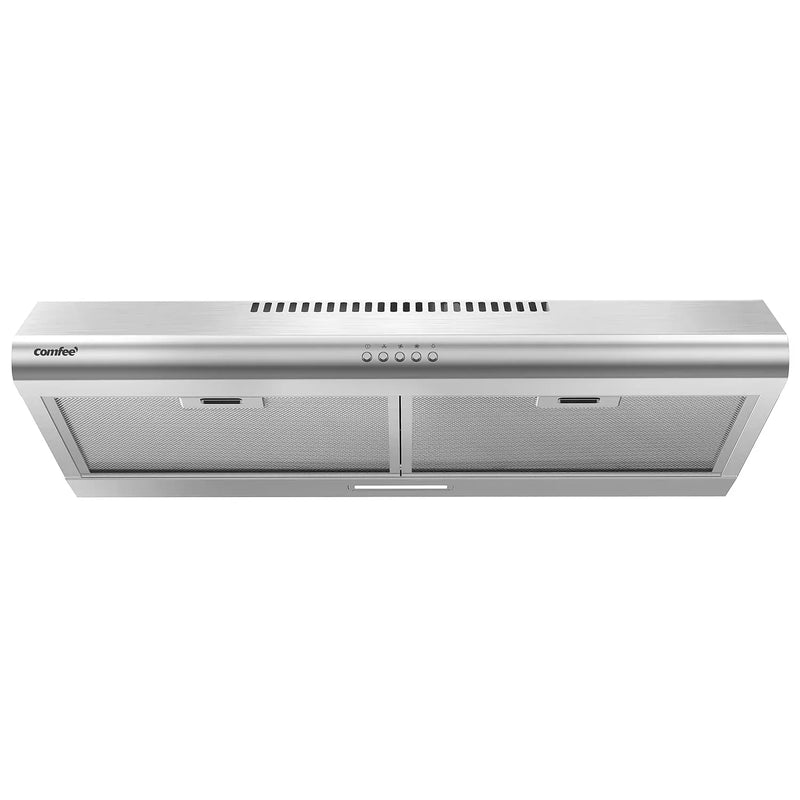Comfee 30 inch Under Cabinet Ducted/Ductless Convertible Slim Vent Durable Stainless Steel Kitchen Reusable Filter H6913