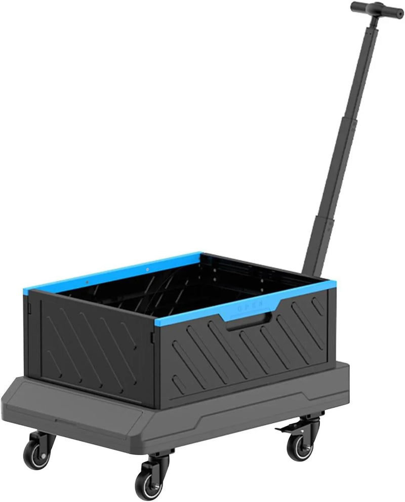 Foldable trolley: A wheeled foldable trolley, suitable for outdoor camping activities R5310