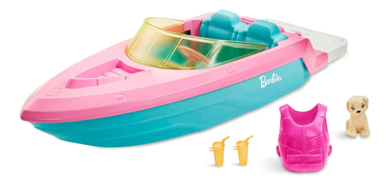 3-Seater Floating Boat with Puppy & Accessories, Ages 3+ C2247