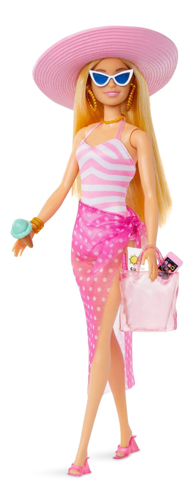 Beach-Themed Blonde Doll, Ages 3+ E3511