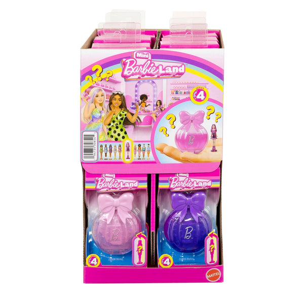 Mini BarbieLand Series 4 Fashionista Dolls with Surprise Blush Reveal, Assorted Styles A4366