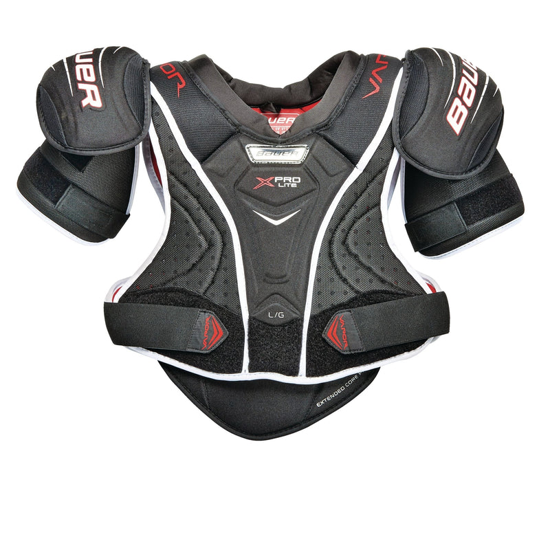 Vapor X Pro Lite Junior Hockey Shoulder Pads, Comfortable and Lightweight, Black Q3658