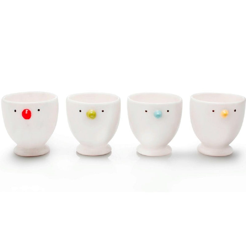 Chick Porcelain Egg Cups, 4-pk Q5470