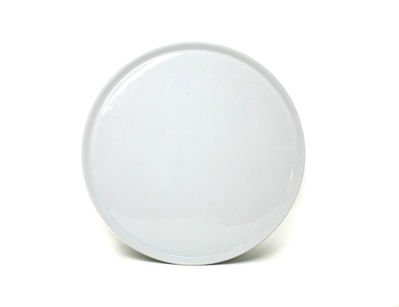Round Platter, 30-cm, White Porcelain E5084