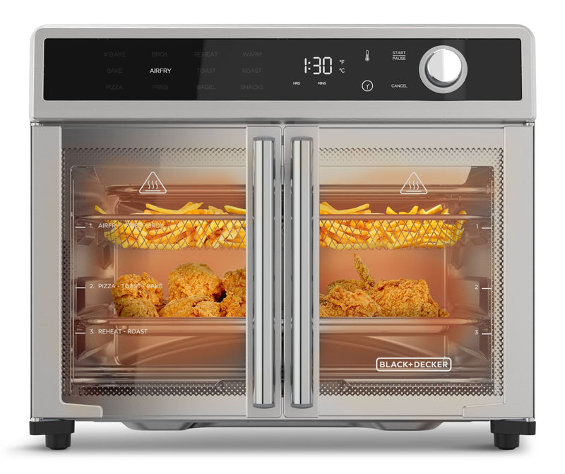 12-in-1 French Door Digital Countertop Convection Oven with Air Fry, 6-Slices G8762