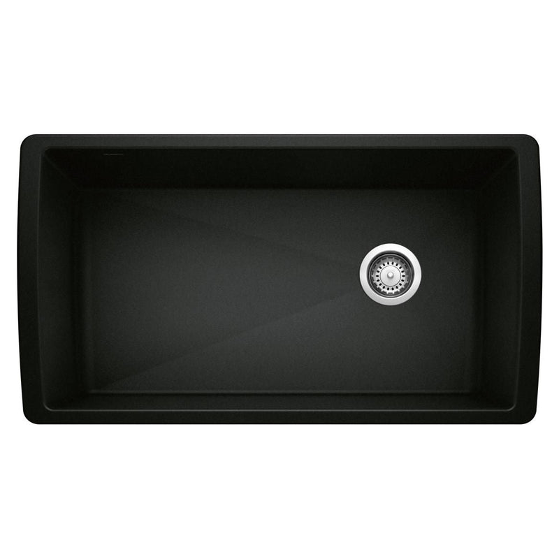 Diamond 33-in Super Single Undermount Kitchen Sink, Coal Black M4506