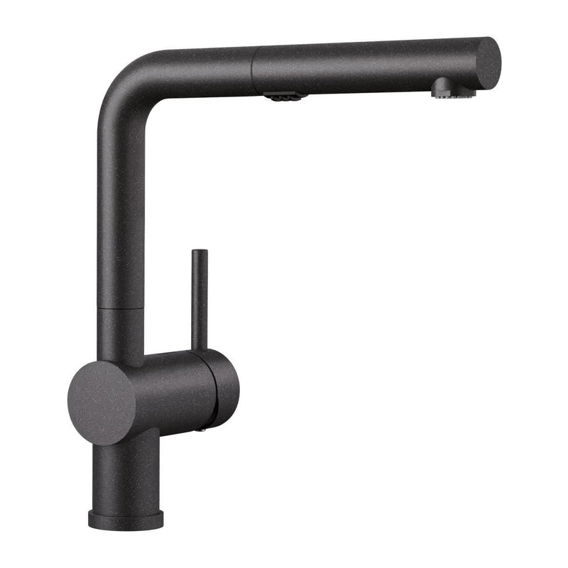 Linus Low Arc Pull-Out Dual-Spray Kitchen Faucet, Anthracite U7488