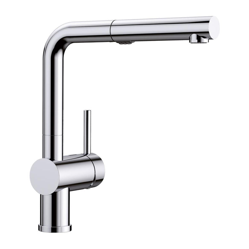 Linus Low Arc Pull-Out Dual-Spray Kitchen Faucet, Chrome H3585