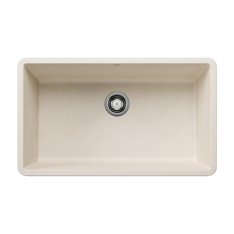 Precis 32-in Super Single Undermount Kitchen Sink, Soft White Y5462