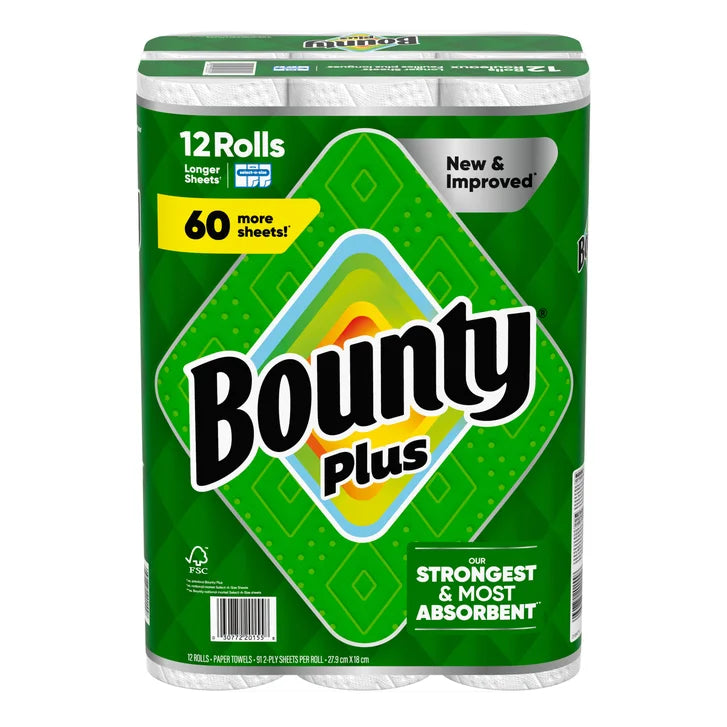 Plus Paper Towel, 12 x 91 Sheets I4178