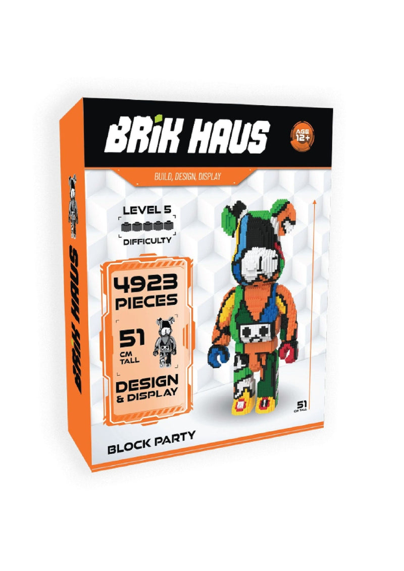 Brik Haus Block Party Construction Set, Large T0345