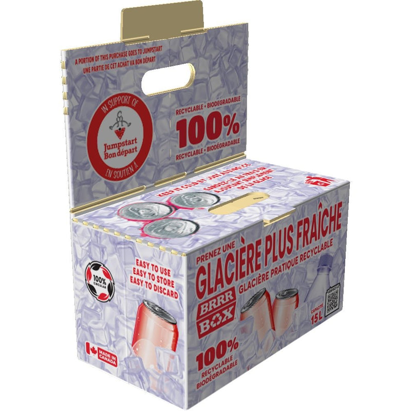 Recyclable Biodegradable Cooler, 15-L, White E9822