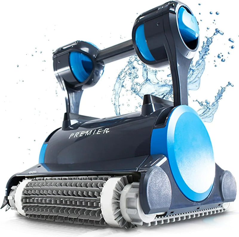 Dolphin Premier Robotic Pool Cleaner (2025 Model) with Multimedia, Oversized Leaf Bag, Standard & Ultrafine Filters, Weekly Timer, Waterline Cleaning & More 锟斤拷 for In-ground Swimming Pools up to 50ft R1206