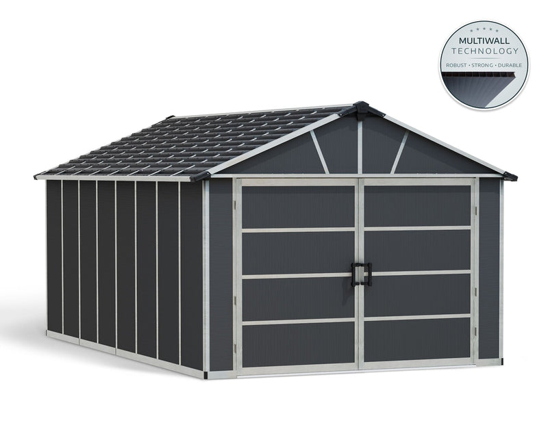 Yukon Multi-Function Polycarbonate Garage, 11x17-ft S1556