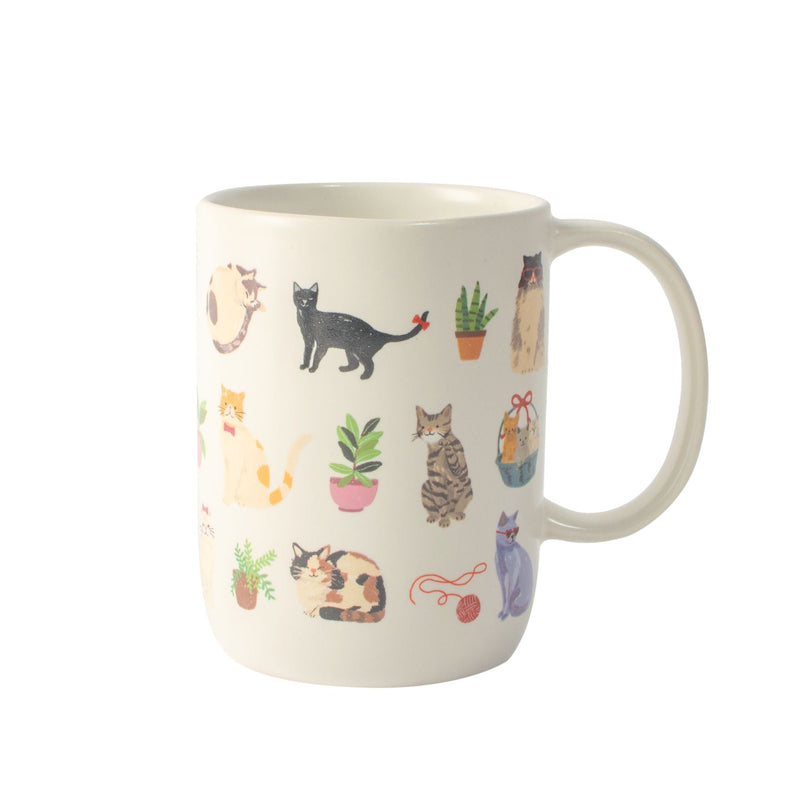 Cat Stoneware Mug, 16-oz Z1881