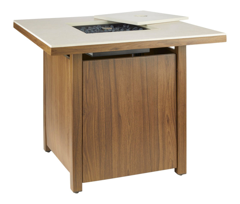 Clarke LP Gas Outdoor Fire Table, 40,000 BTUs, 30-in, Brown W2568