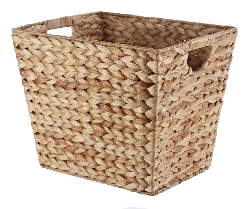 Emery Rectangular Hand Woven Storage Basket, 14.57 x 12 x 12-in R9666