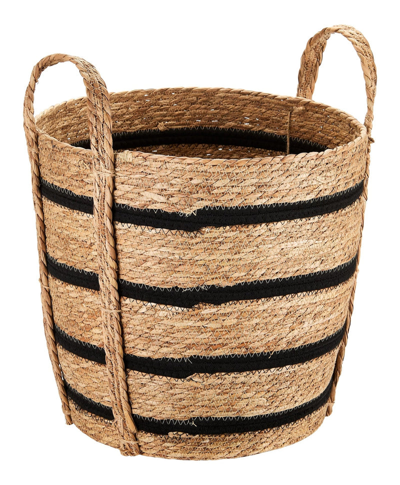 Henry Tall Woven Cotton Rope Storage Basket X6018