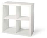 Invermere 4-Cube Storage Organizer, Bookcase/Bookshelf, White