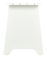 Kya Wooden Entryway Bench with Storage Rack, White